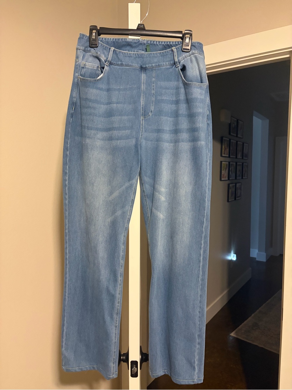 HALARA Light Blue Straight-Leg Women's Jeans